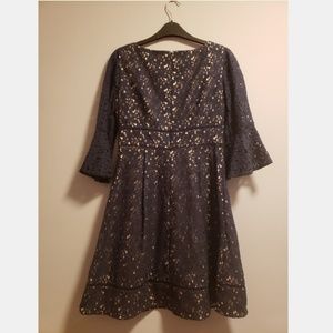 Eliza J Dresses - Navy bell sleeve lace dress Eliza J Dresses - Navy bell sleeve lace dress